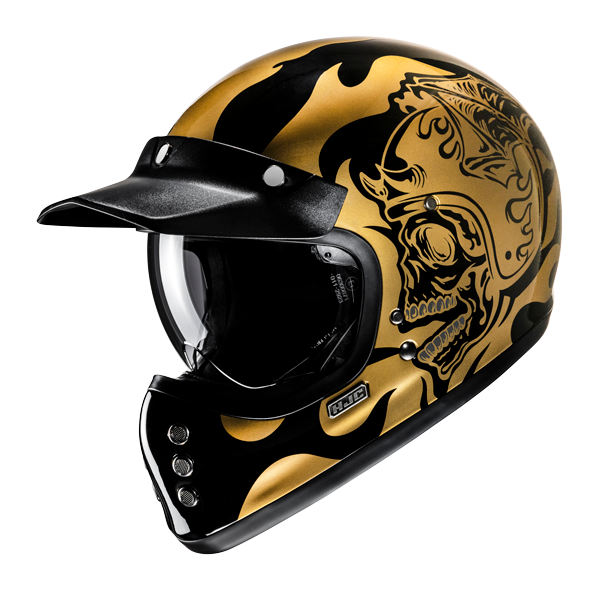 HJC V60 Integralhelm Flame MC9 Gold / Schwarz