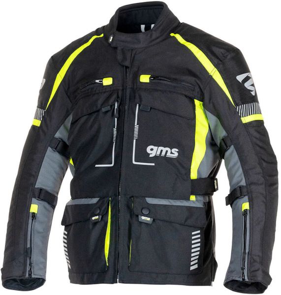 GMS Everest 3in1 Textiljacke Schwarz / Gelb