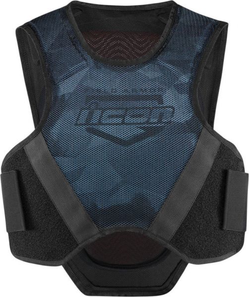 Icon Field Armor Softcore Protektorenweste Schwarz / Blau