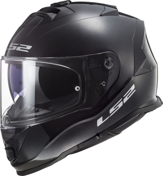 LS2 FF800 Storm II Integralhelm Solid Schwarz - ECE 22-06