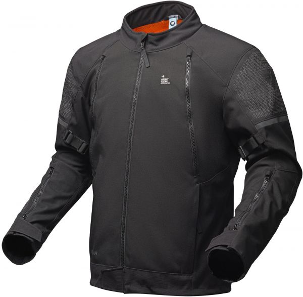 Modeka Muva 2in1 Stretch Touring Jacke Schwarz