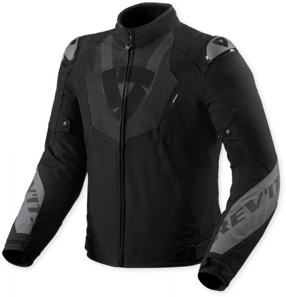 REV'IT! Hyperspeed 3 H2O wasserdichte Textiljacke Schwarz / Grau