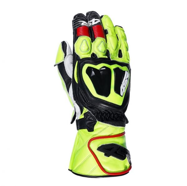 4SR Stingray Race Spec Rennsport Motorradhandschuhe Gelb