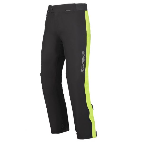 Modeka Hydroflex elastische Regenhose Schwarz / Gelb
