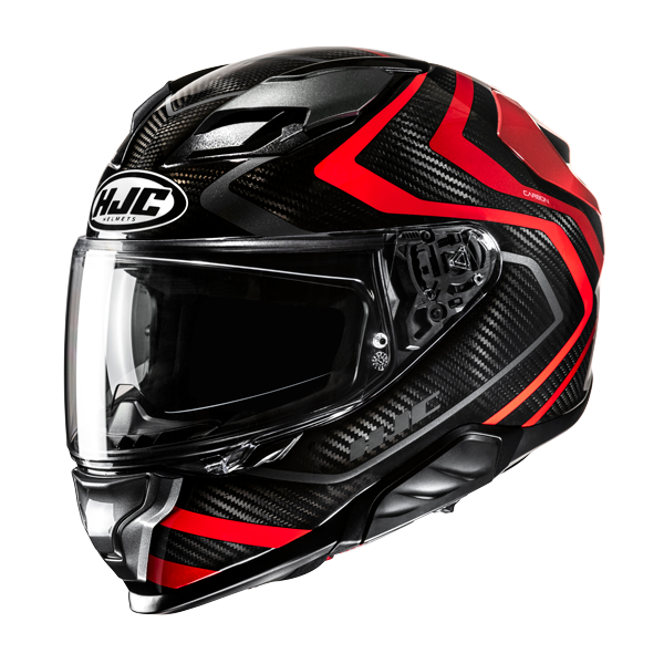 HJC F71 Carbon Integralhelm Nevio MC1 Schwarz / Rot