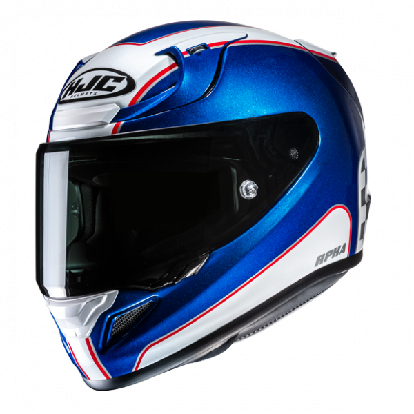 HJC RPHA 12 Integralhelm Respon MC2 Blau Weiß Rot