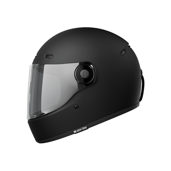 John Doe JD/ONE Motorradhelm Frozen Schwarz