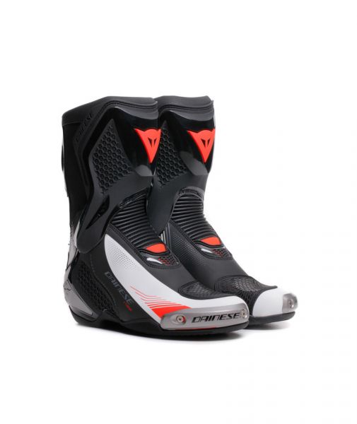 Dainese Torque 4 Sportstiefel Damen Schwarz / Weiß / Fluorot