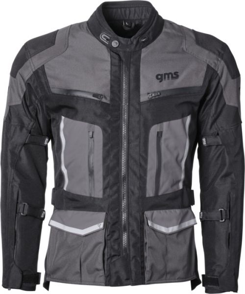 GMS Tigris WP wasserdichte Tourenjacke Schwarz / Grau