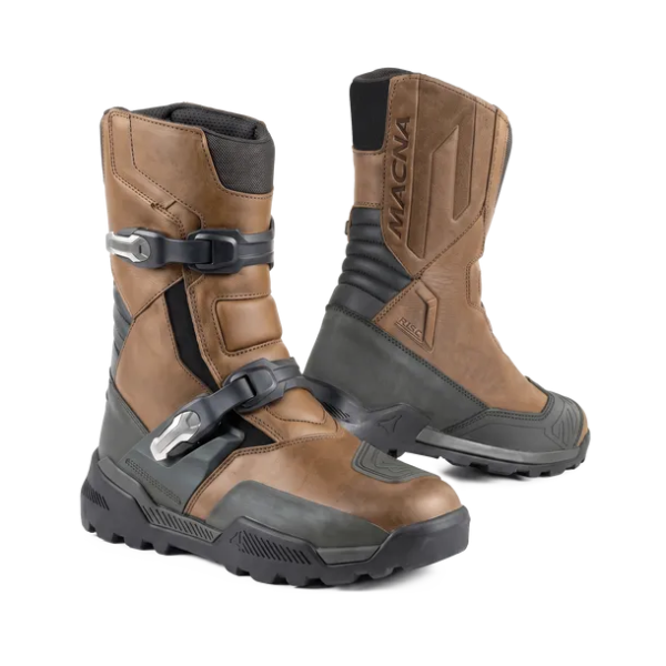 Macna Outbeck Low RTX Motorradstiefel Braun / Schwarz