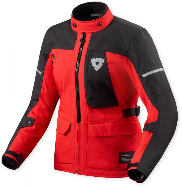 REV'IT! Convergent H2O wasserdichte Textiljacke Damen Rot / Schwarz