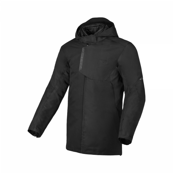 MACNA Paladyn elektrisch beheitzte Motorradjacke Schwarz