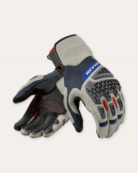 REV'IT! Sand 5 Motorradhandschuhe Silber / Rot