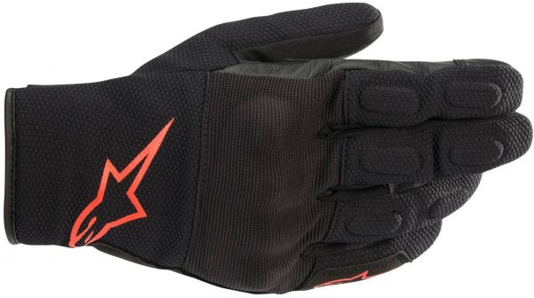 Alpinestars S-Max Drystar wasserdichte Handschuhe Schwarz / Rot