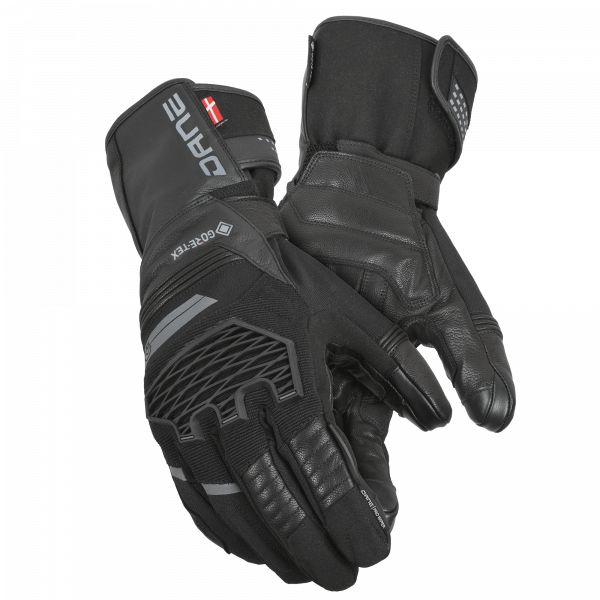 Dane Ivar Gore-Tex Motorradhandschuh Schwarz