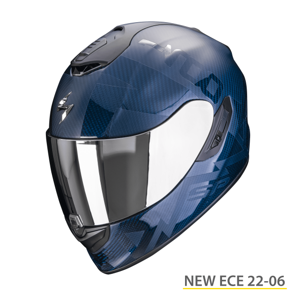 Scorpion Exo-1400 Evo Carbon Air Cerebro Blau (ECE 22-06)